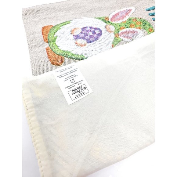 Happy Easter Bunny Gnomes Fabric Placemats (Set of 4) - Picture 3 of 3